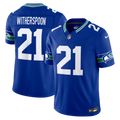 Men's Seattle Seahawks Devon Witherspoon Nike Royal Alternate Vapor F.U.S.E. Stitched Limited Jersey