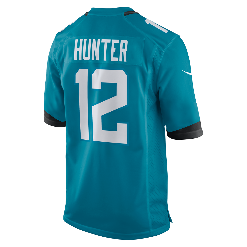 Men's Jacksonville Jaguars Travis Hunter Nike Teal Team Game Jersey