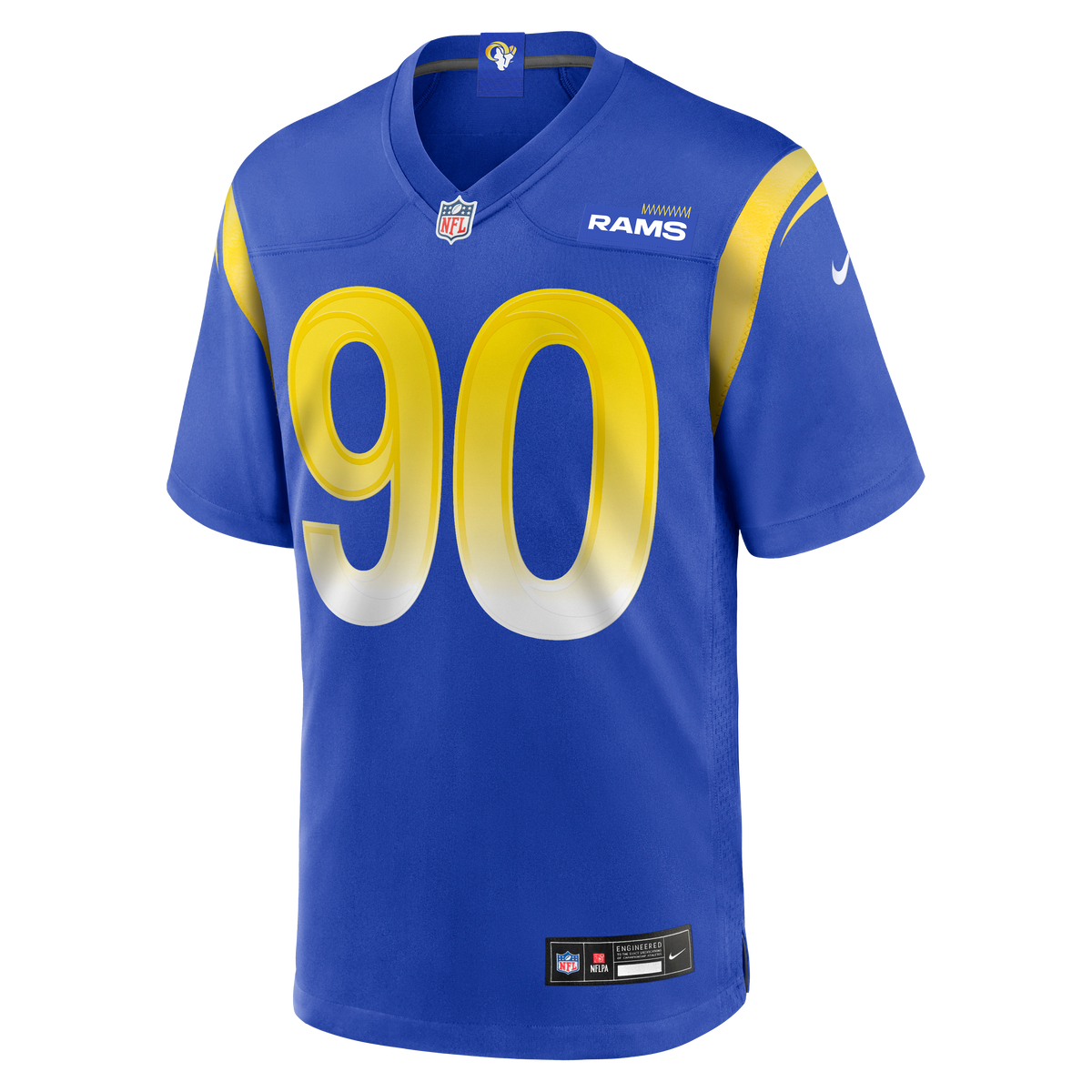 Men's Los Angeles Rams Earnest Brown IV Nike  Royal Team Game Jersey