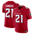 Men's Atlanta Falcons Deion Sanders Nike Red Team  Vapor F.U.S.E. Stitched Retired Limited Jersey