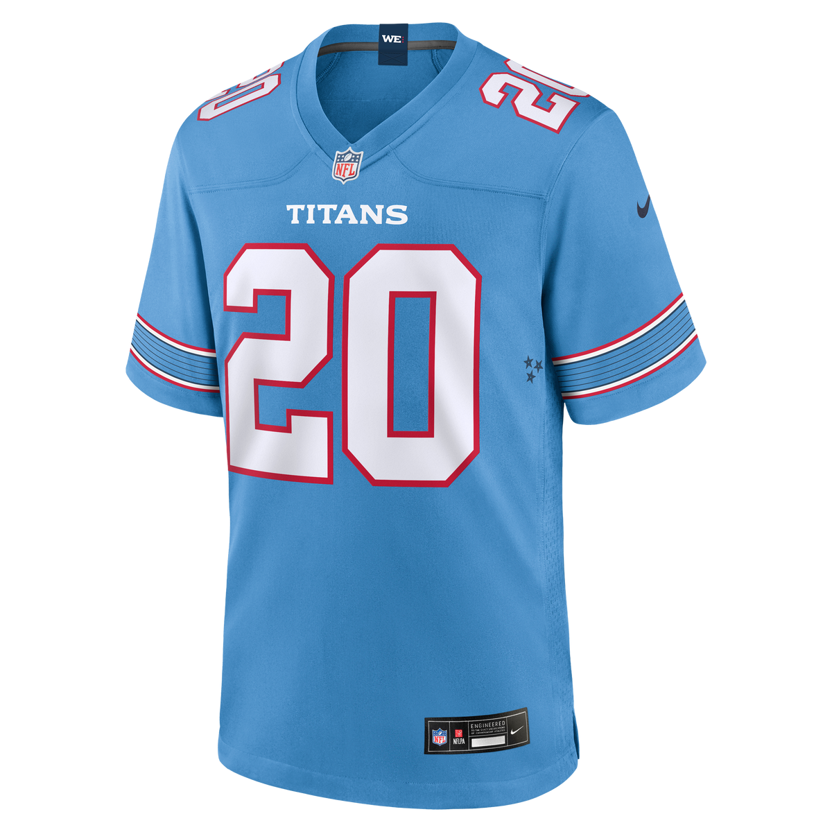 Men's Tennessee Titans Tony Pollard Nike Light Blue Game Jersey