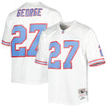 Men's Houston Oilers Eddie George Mitchell & Ness White Legacy Replica Jersey