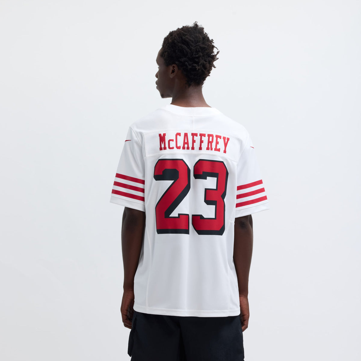 Men's San Francisco 49ers Christian McCaffrey Nike Scarlet Vapor F.U.S.E. Limited Jersey
