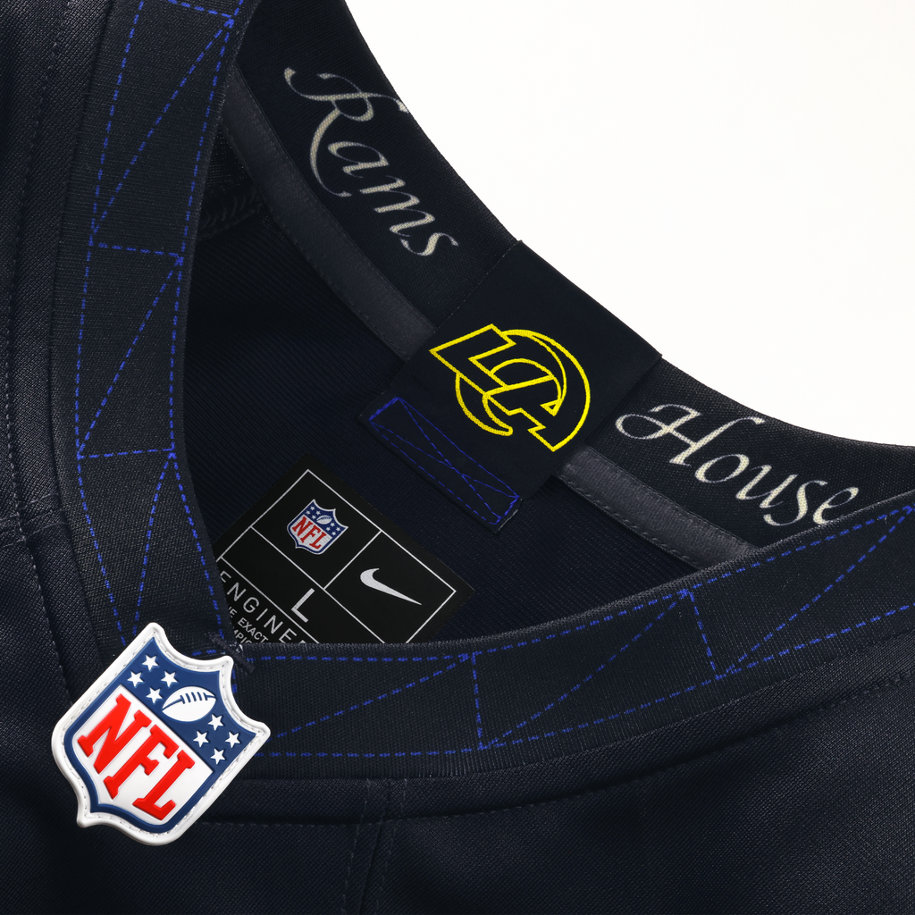 Men's Los Angeles Rams Puka Nacua Nike Dark Blue Rivalries Collection Game Jersey