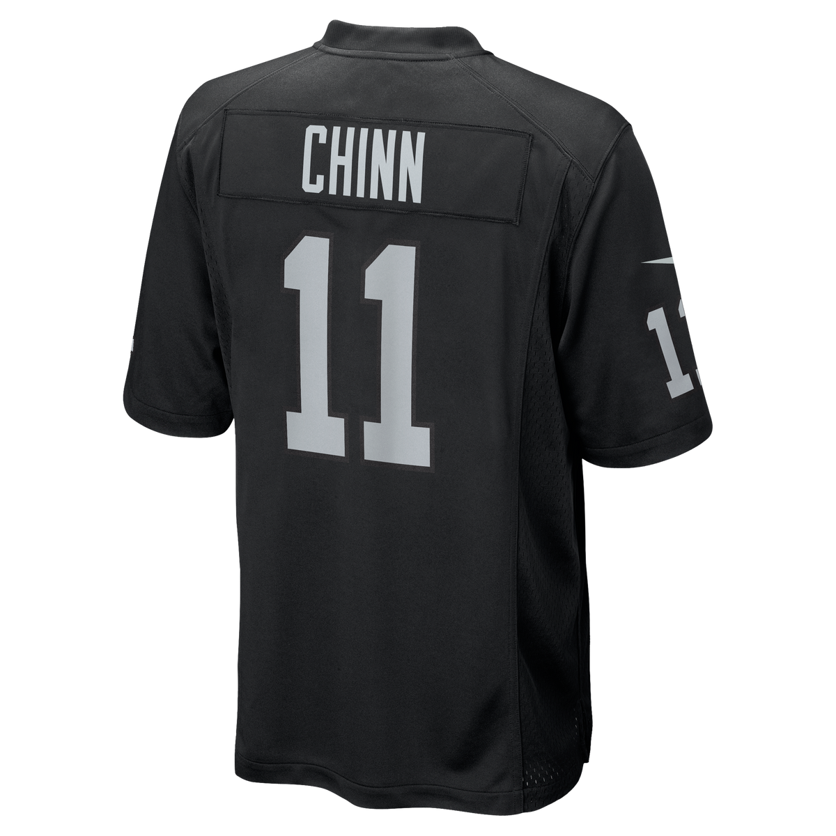 Men's Las Vegas Raiders Jeremy Chinn Nike  Black Team Game Jersey