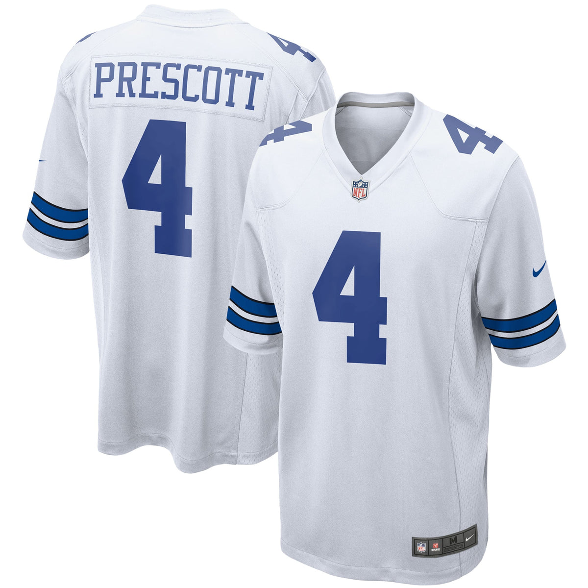 Men's Dallas Cowboys Dak Prescott Nike Navy Game Team Jersey