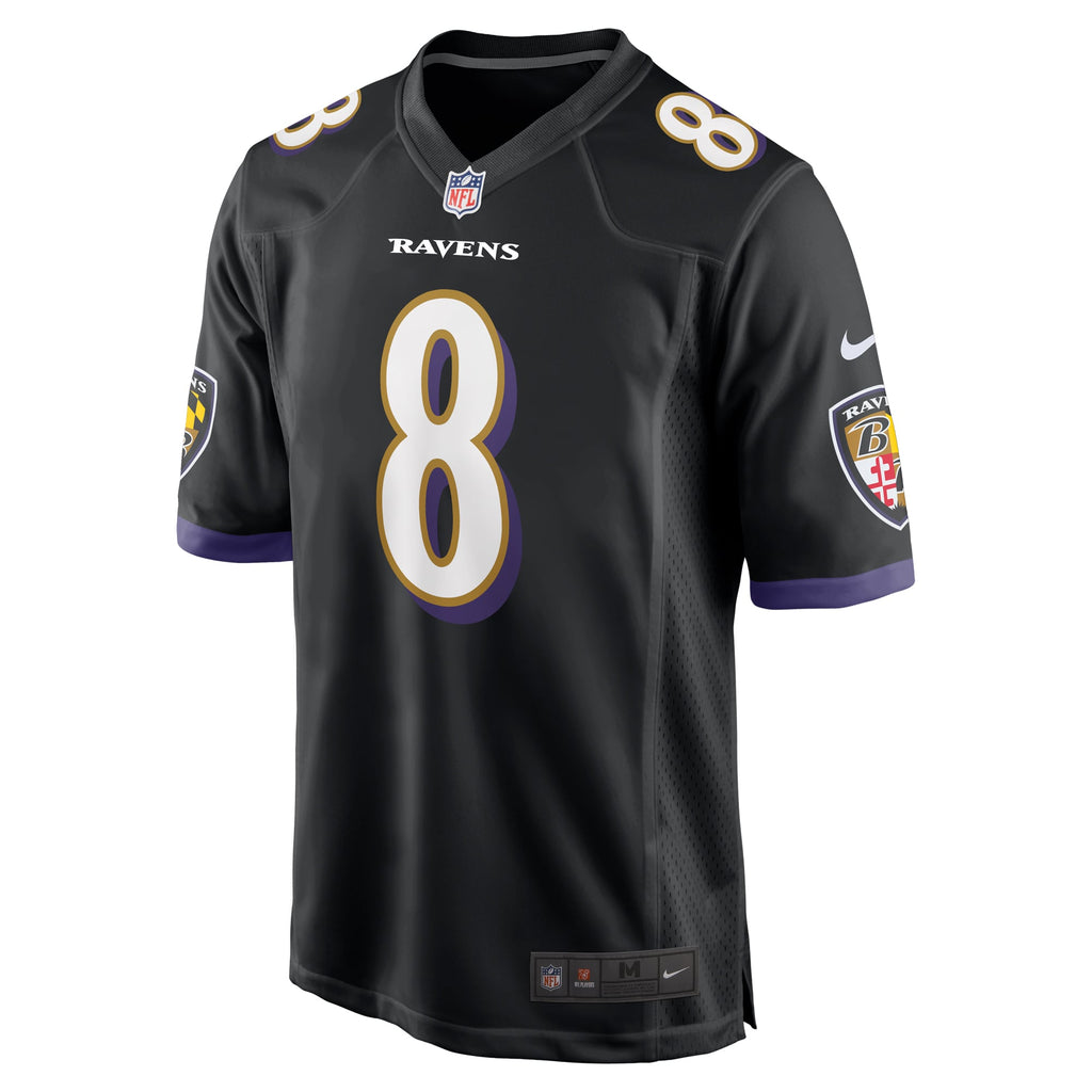 Men's Baltimore Ravens Lamar Jackson Nike Purple Alternate Game Jersey