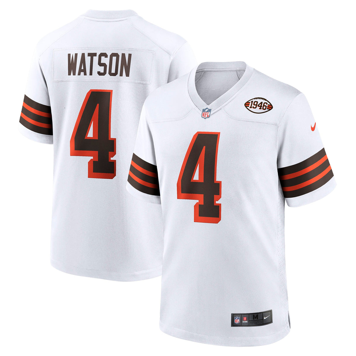 Men's Cleveland Browns Deshaun Watson Nike Brown Alternate Game Jersey