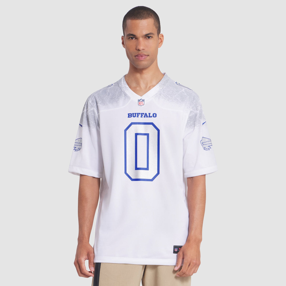 Men's Buffalo Bills Keon Coleman Nike White Rivalries Collection Game Jersey