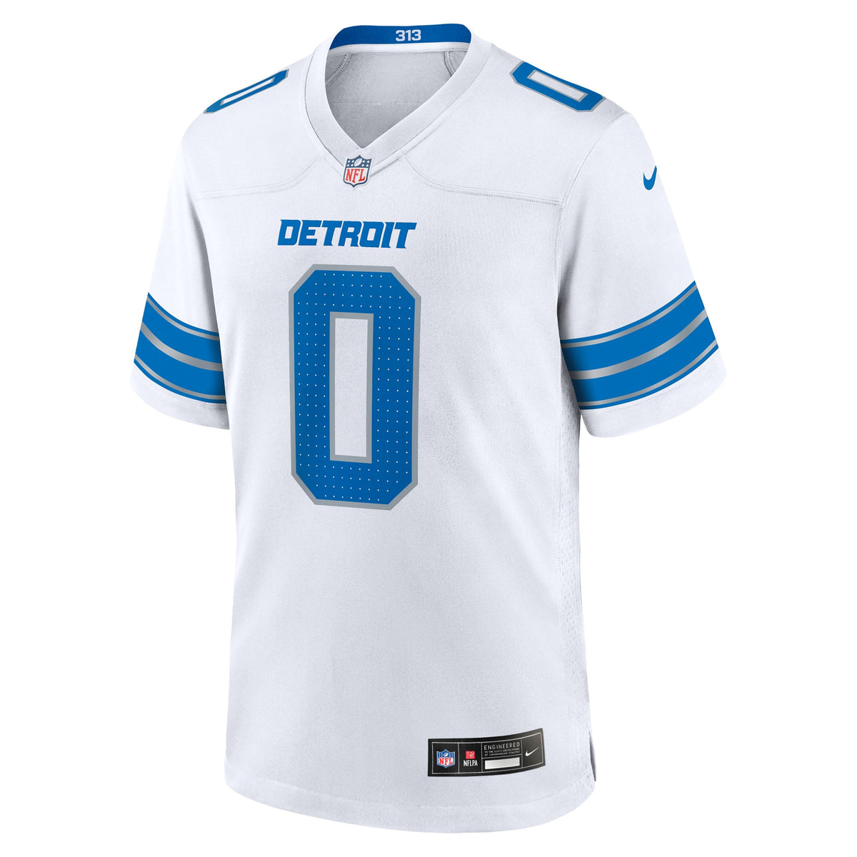 Men's Detroit Lions Jahmyr Gibbs Nike White Game Player Jersey