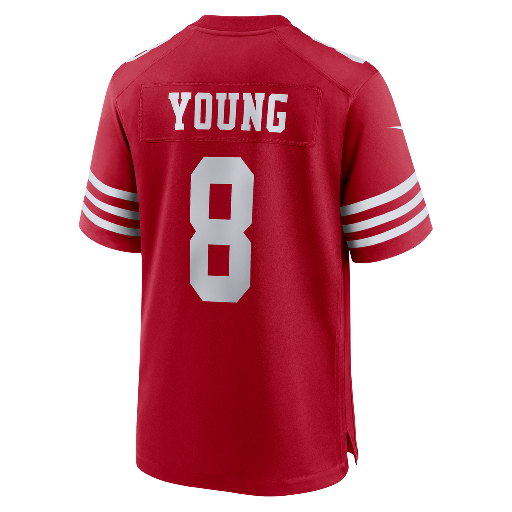 Men's San Francisco 49ers Steve Young Nike Scarlet Retired Player Game Jersey