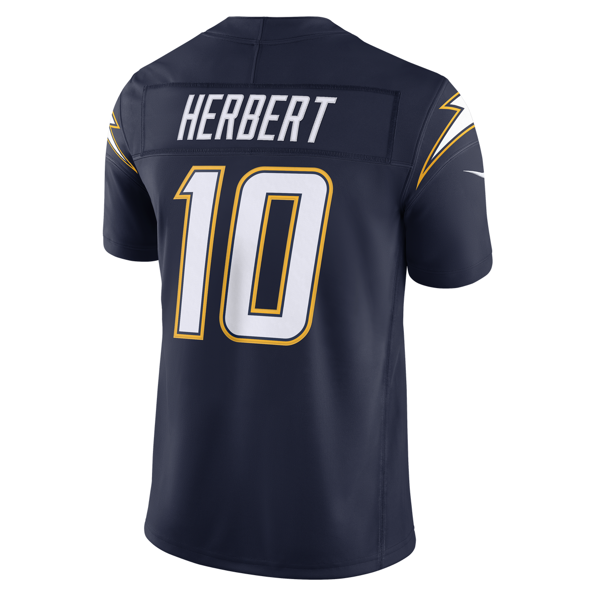 Men's Los Angeles Chargers Justin Herbert Nike Powder Blue Team Vapor F.U.S.E. Stitched Limited Jersey