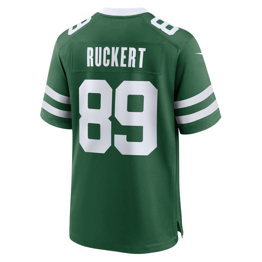 Men's New York Jets Jeremy Ruckert Nike Legacy Green Team Game Jersey