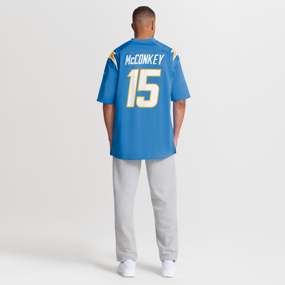 Men's Los Angeles Chargers Ladd McConkey Nike Powder Blue  Player Game Jersey