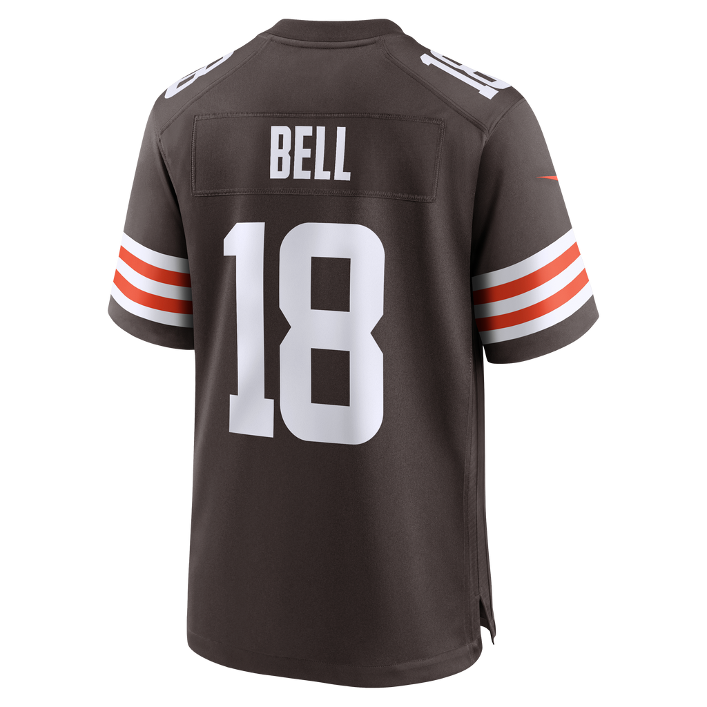 Men's Cleveland Browns David Bell Nike Brown Game Jersey
