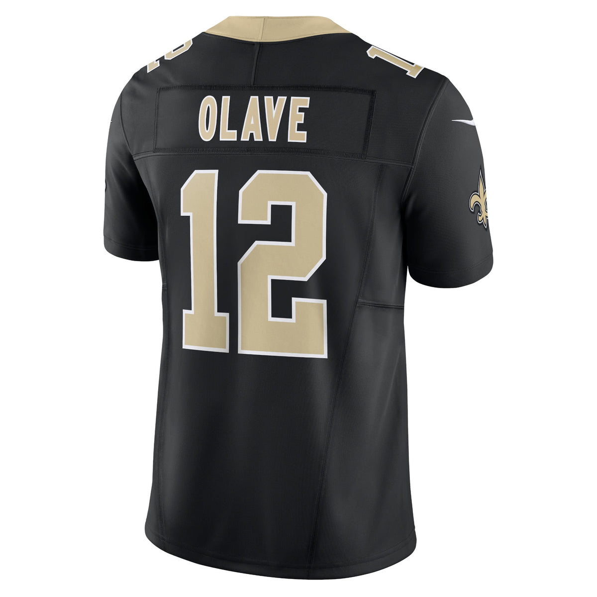 Men's New Orleans Saints Chris Olave Nike Gold Alternate Gameday Golds Alternate Vapor F.U.S.E. Limited Jersey