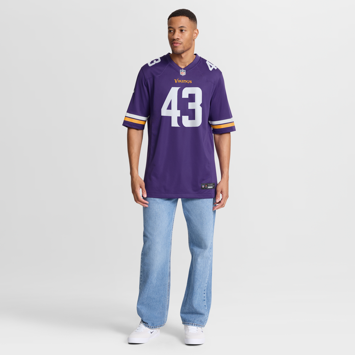 Men's Minnesota Vikings Andrew Van Ginkel Nike White Alternate Game Jersey