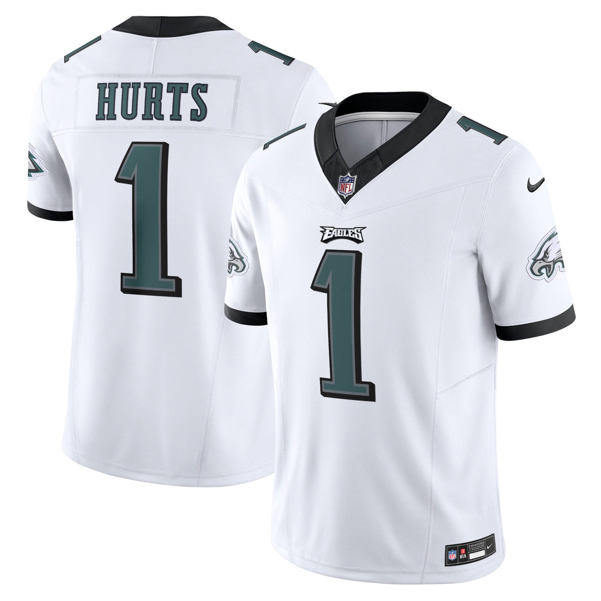 Men's Philadelphia Eagles Jalen Hurts Nike Green Vapor F.U.S.E. Limited Jersey