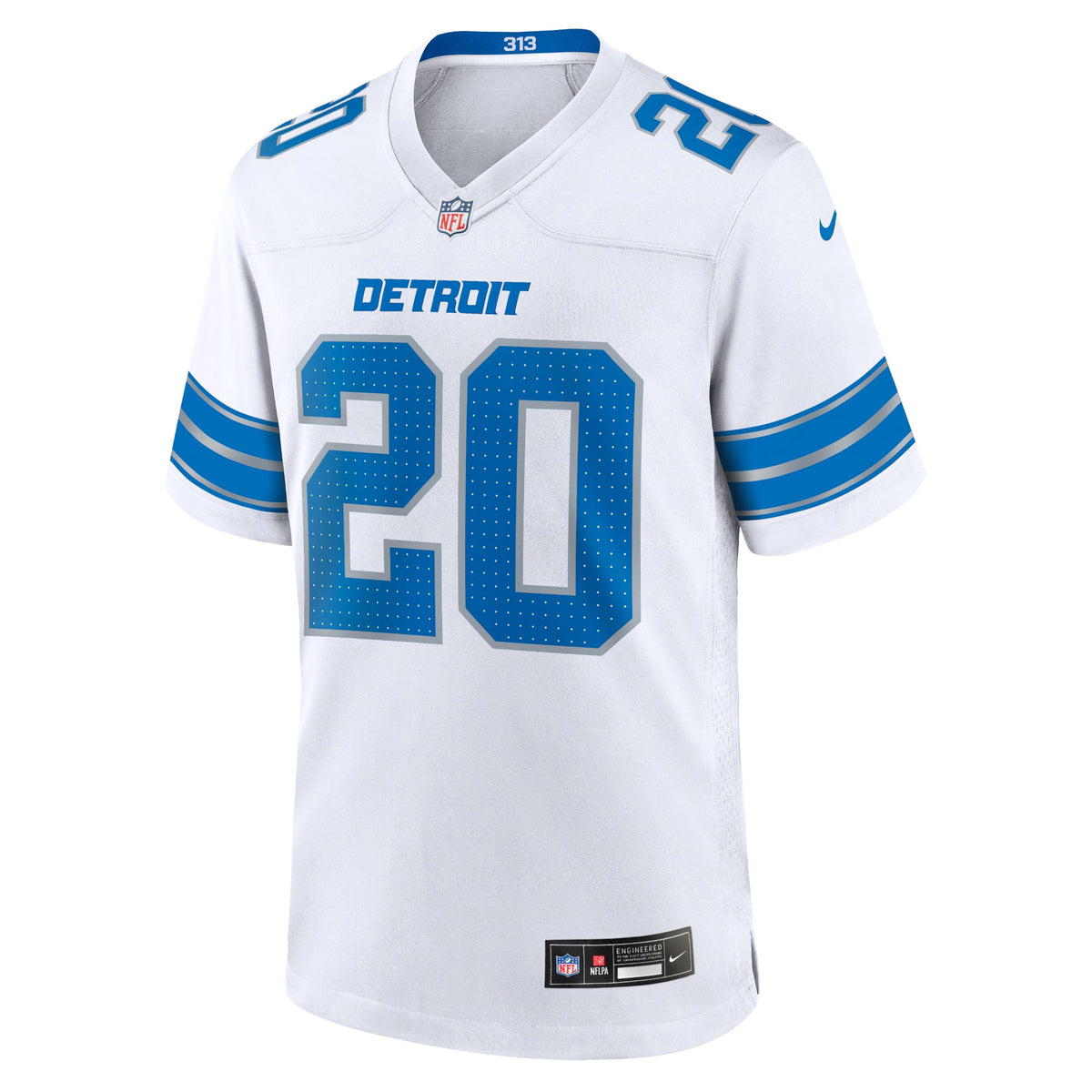Men's Detroit Lions Barry Sanders Nike Black 2nd Alternate Retired Player Game Jersey