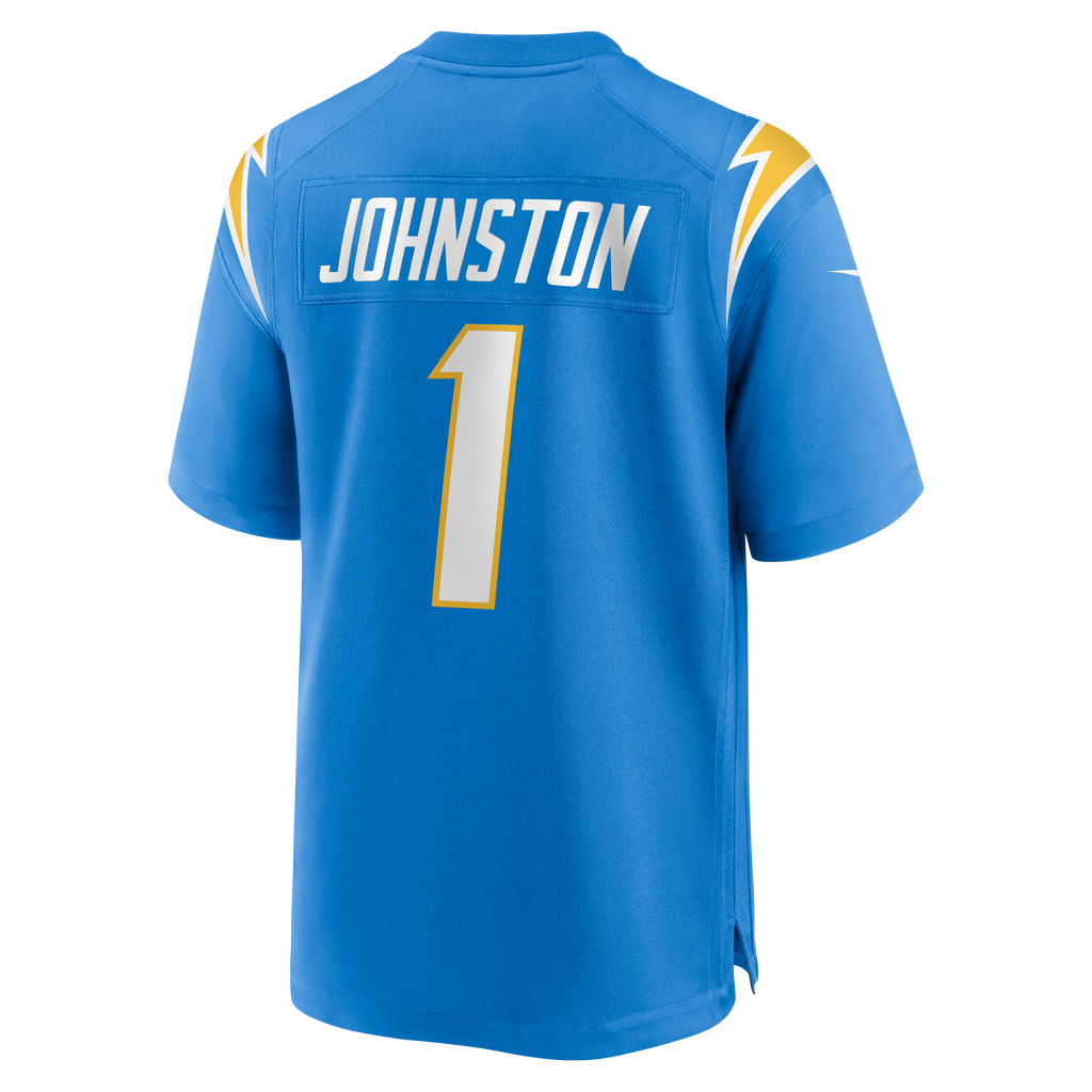 Men's Los Angeles Chargers Quentin Johnston Nike Powder Blue  Game Player Jersey