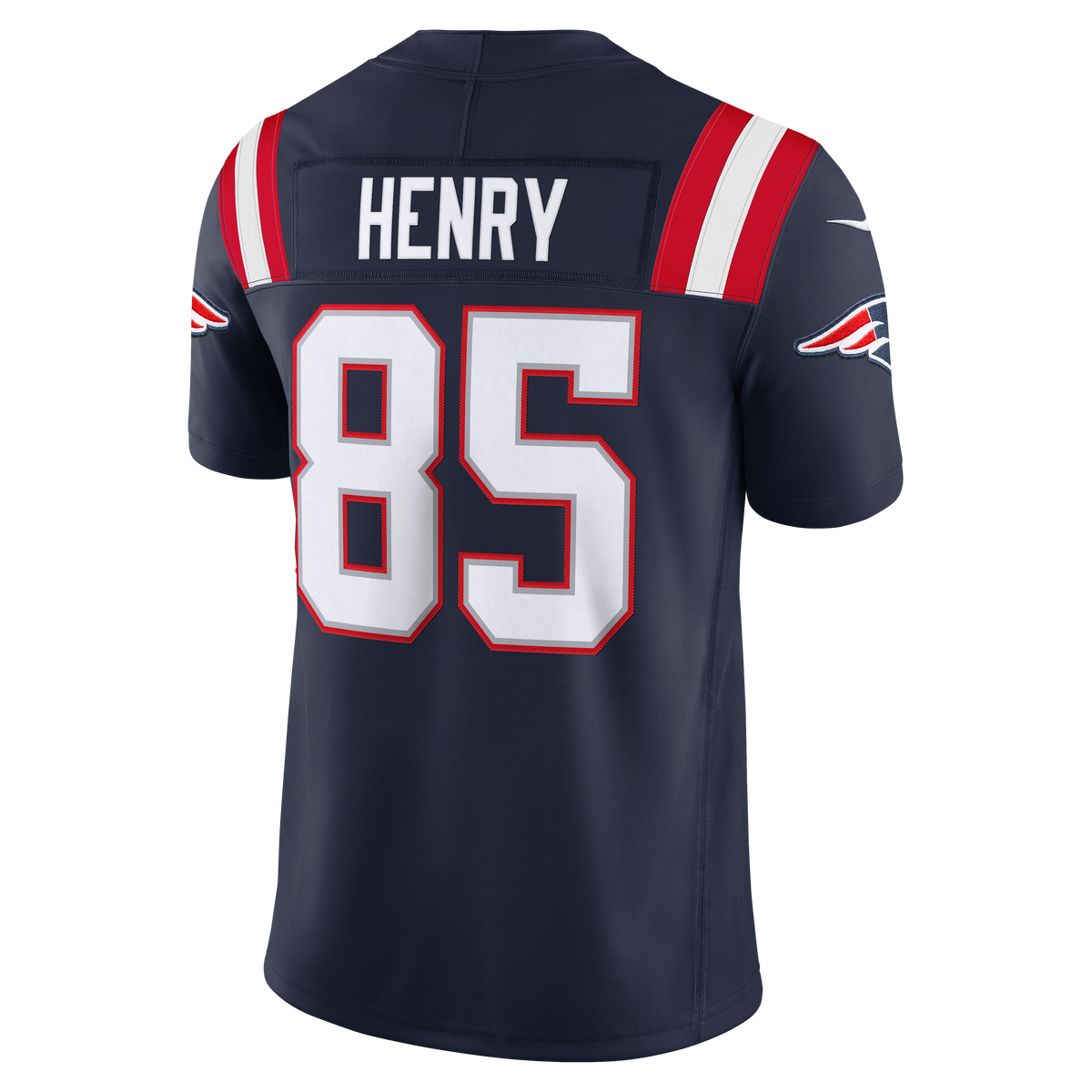 Men's New England Patriots Hunter Henry Nike Navy Team Vapor F.U.S.E. Stitched Limited Jersey
