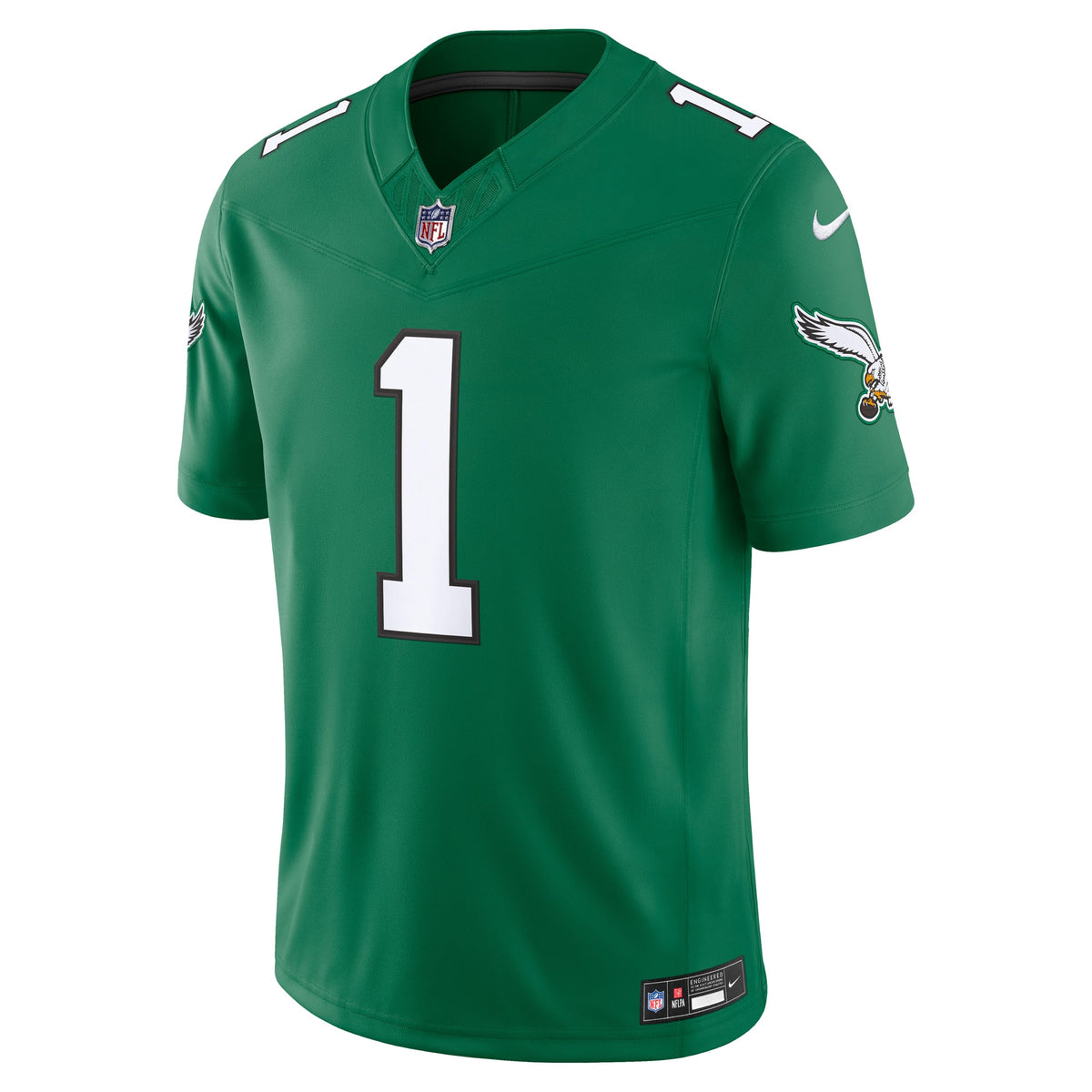 Men's Philadelphia Eagles Jalen Hurts Nike Midnight Green Team Vapor F.U.S.E. Stitched Limited Jersey