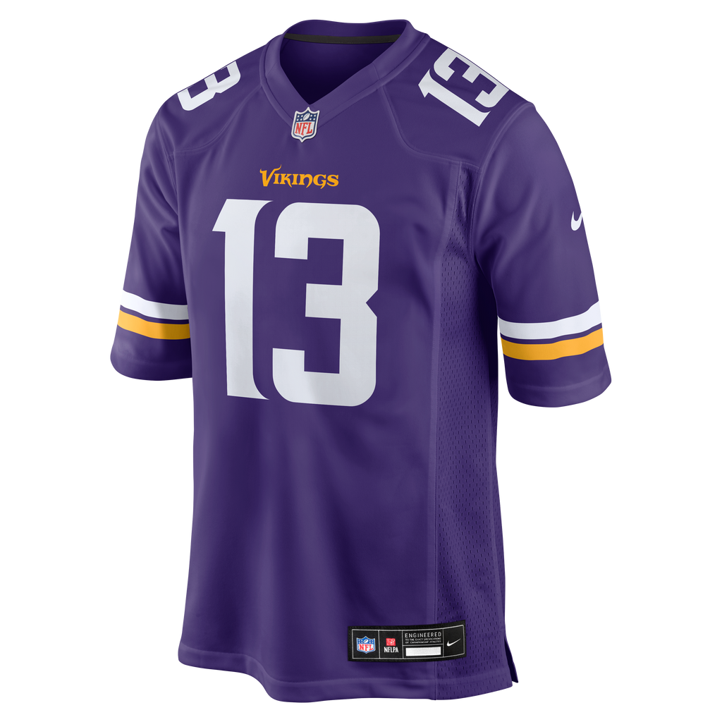 Men's Minnesota Vikings Tai Felton Nike  Purple Team Game Jersey