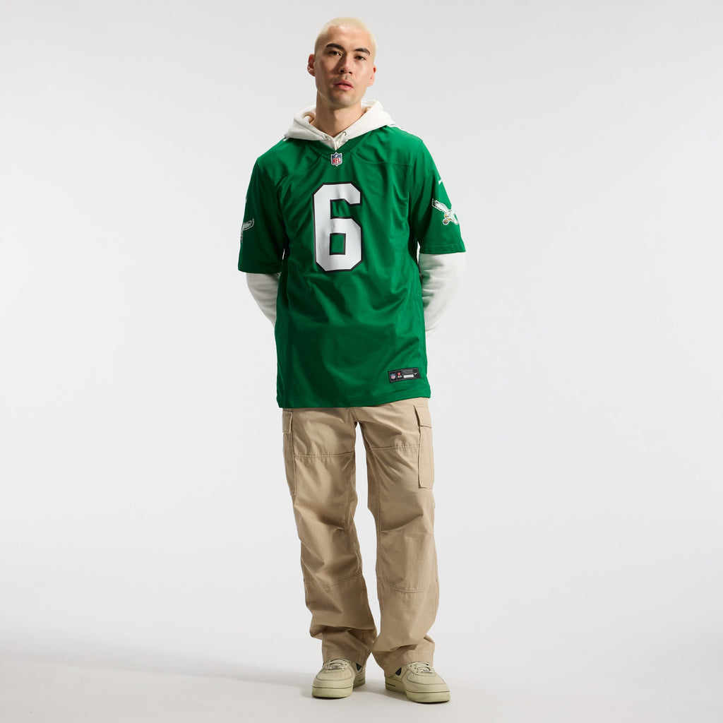 Men's Philadelphia Eagles DeVonta Smith Nike Kelly Green Alternate Game Player Jersey