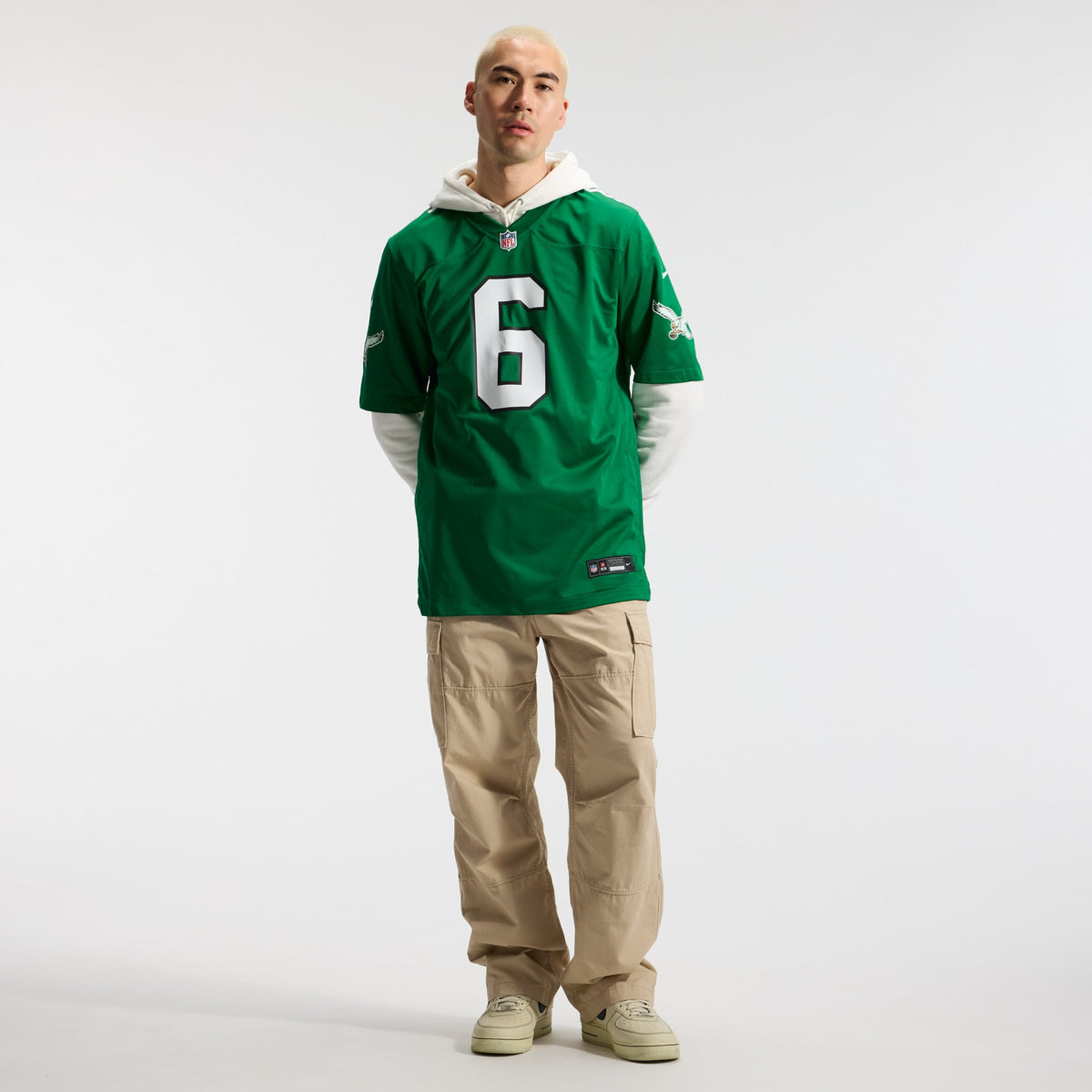 Men's Philadelphia Eagles DeVonta Smith Nike Kelly Green Alternate Game Player Jersey