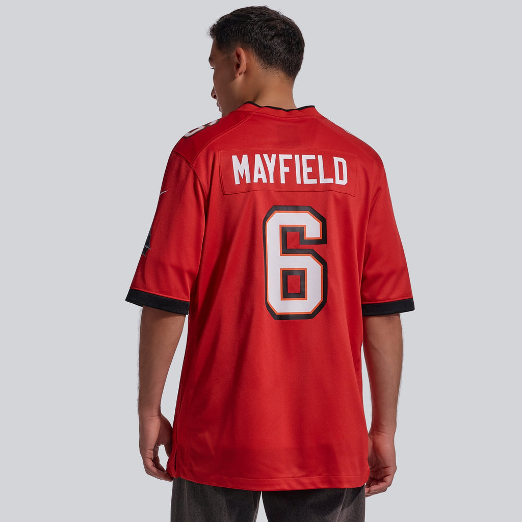 Men's Tampa Bay Buccaneers Baker Mayfield Nike White Away Game Jersey