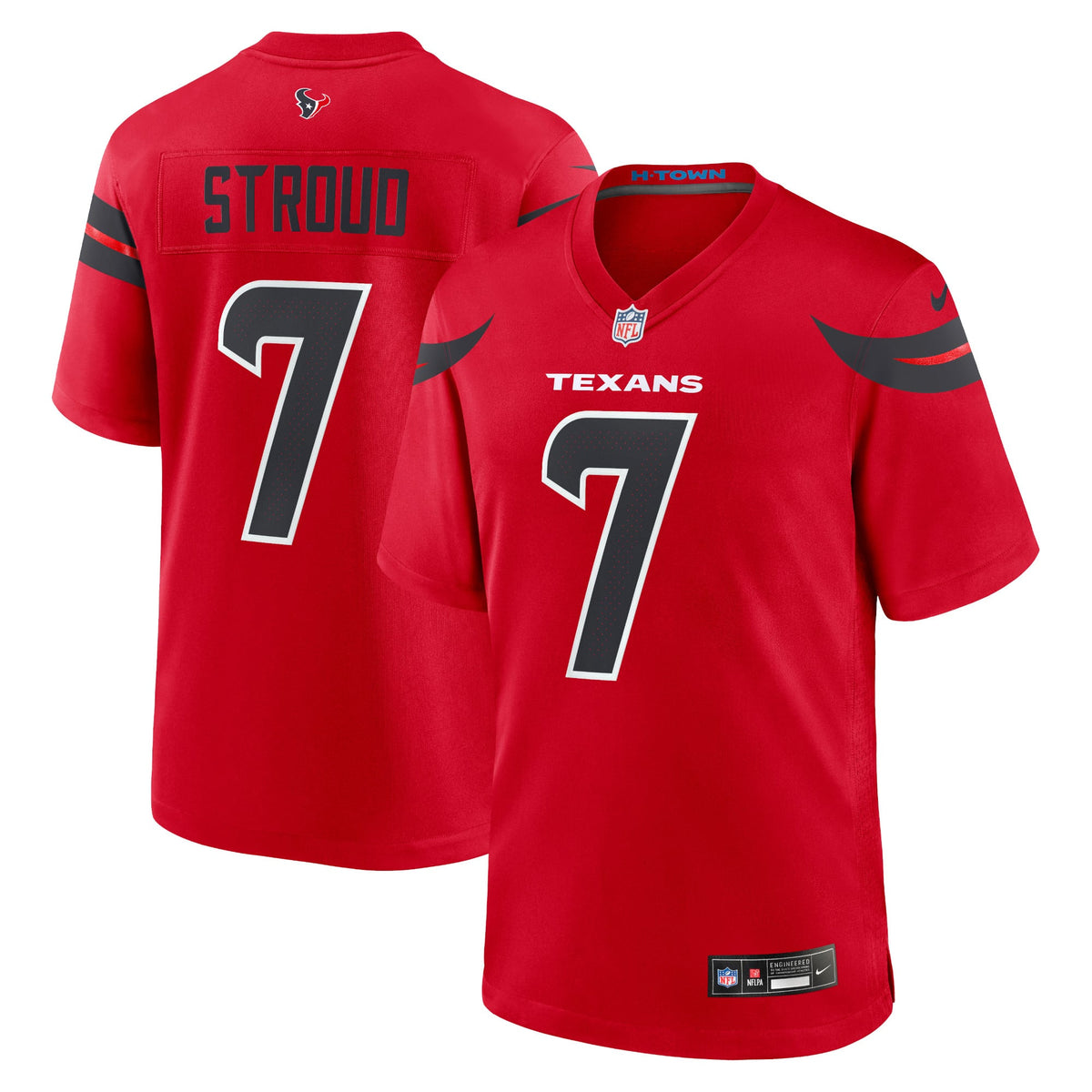 Men's Houston Texans C.J. Stroud Nike White Game Jersey