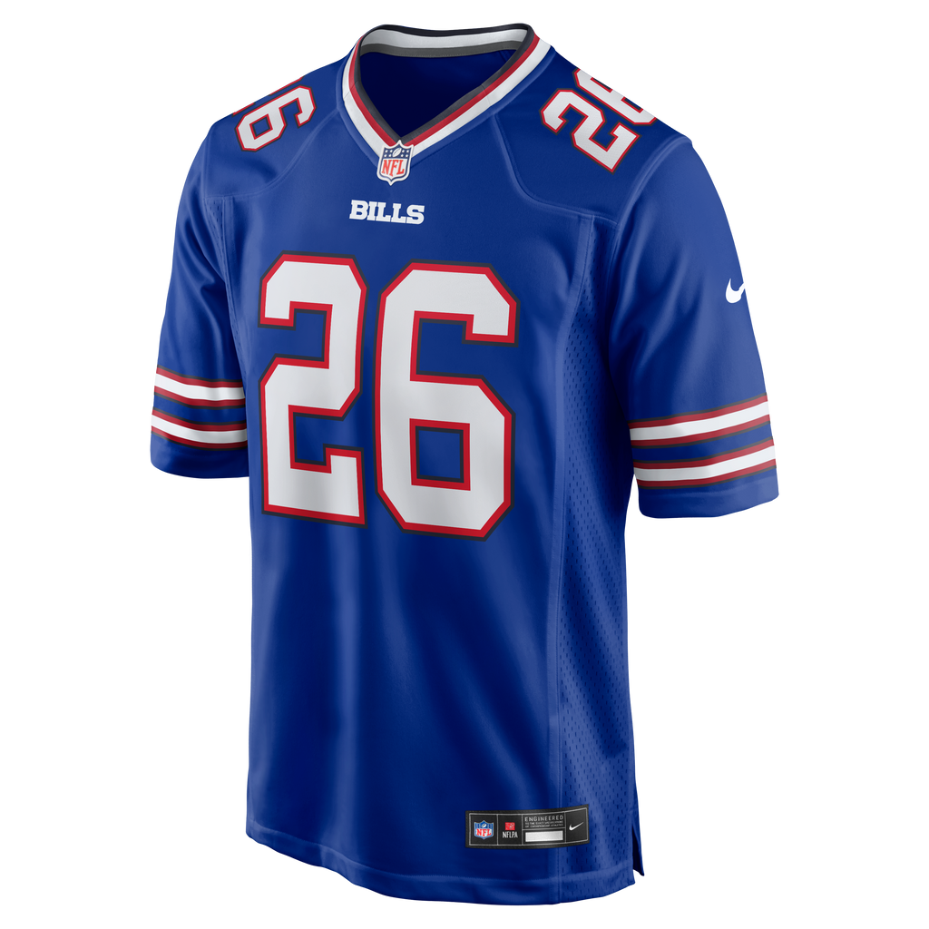Men's Buffalo Bills Ty Johnson Nike  Royal Team Game Jersey