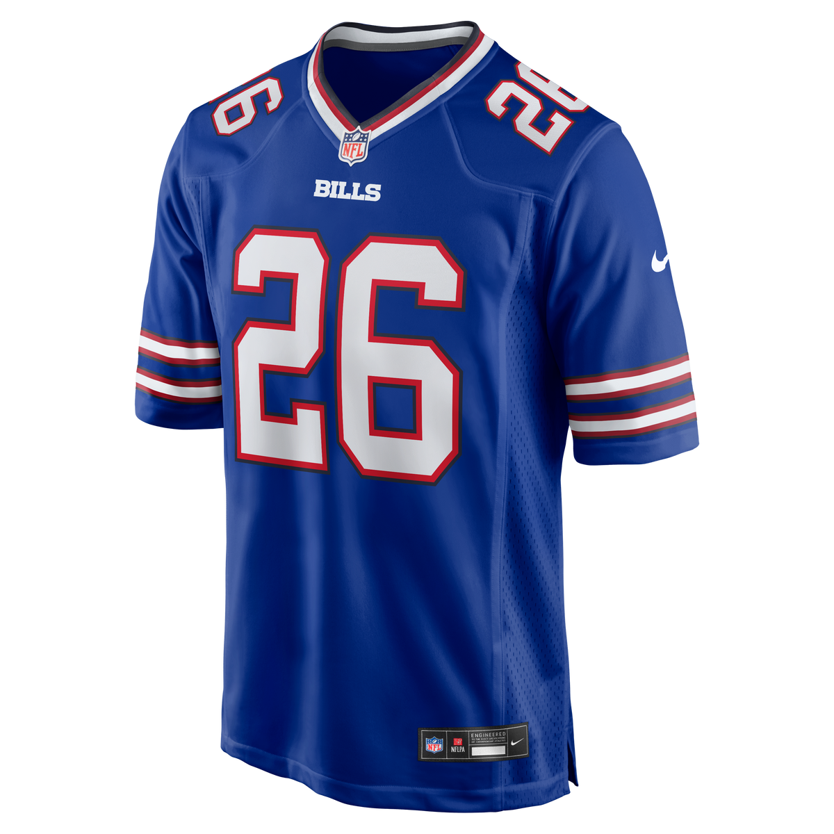 Men's Buffalo Bills Ty Johnson Nike  Royal Team Game Jersey