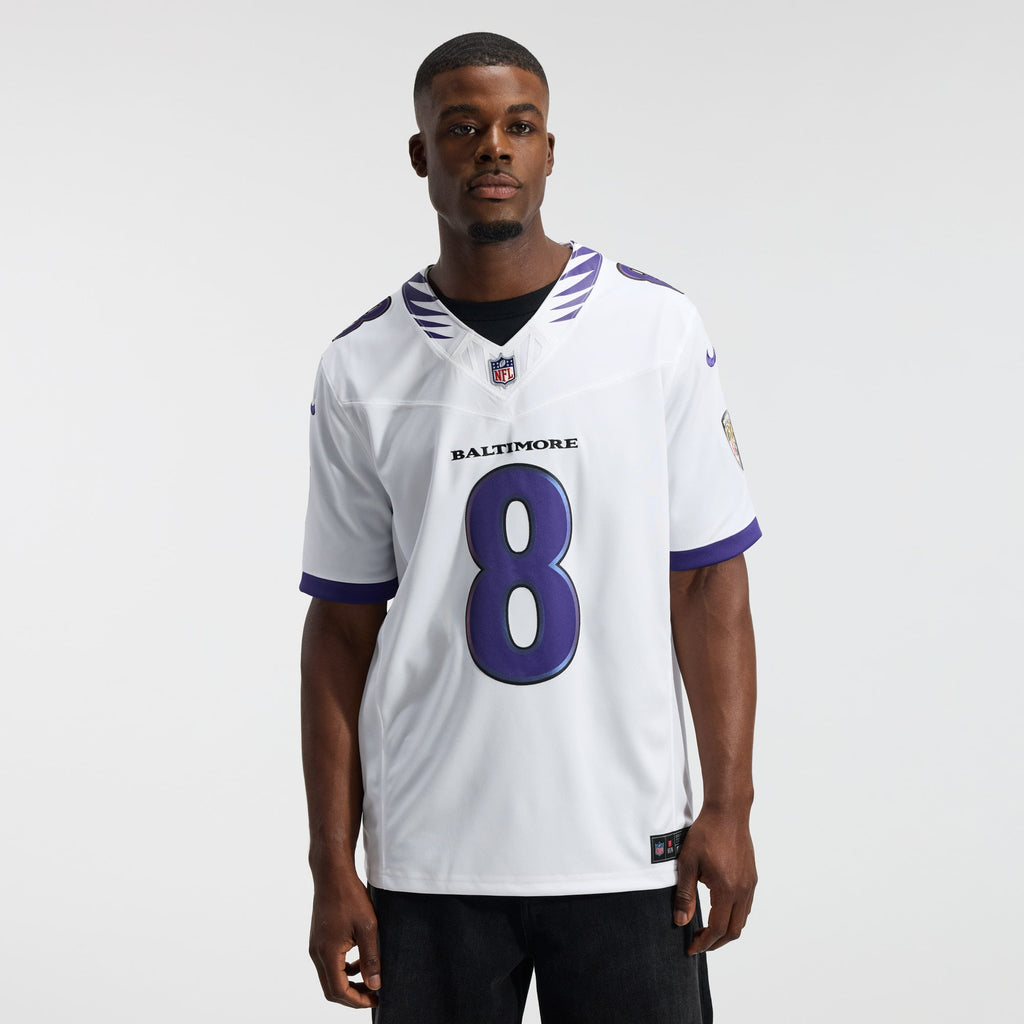 Men's Baltimore Ravens Lamar Jackson Nike Purple Team Vapor F.U.S.E. Stitched Limited Jersey
