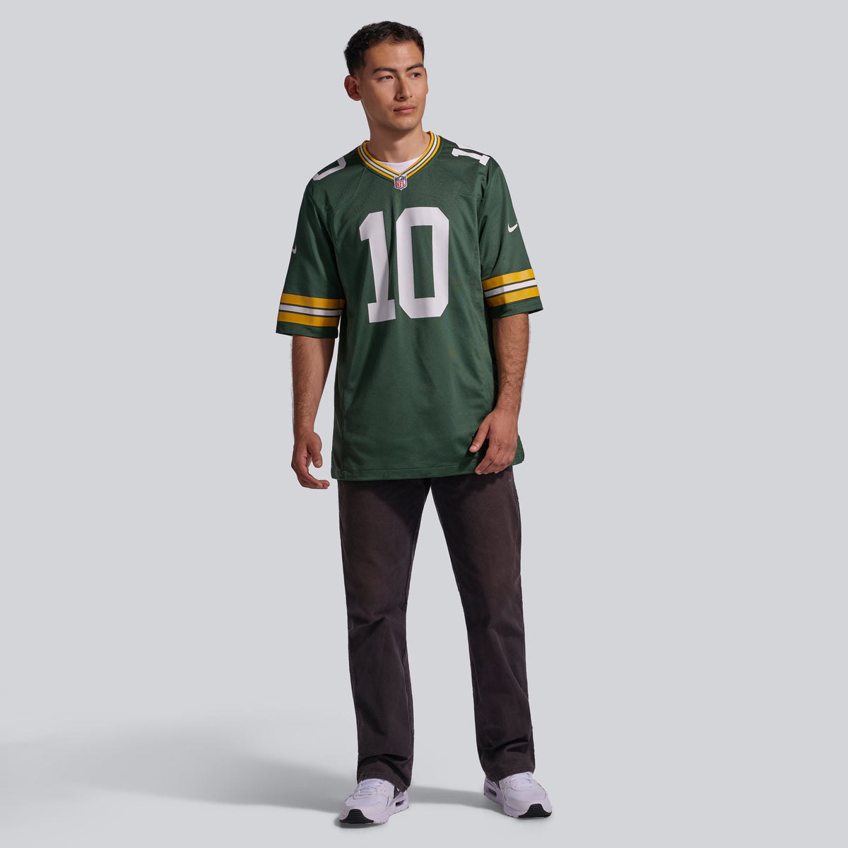 Men's Green Bay Packers Jordan Love Nike White  Game Jersey