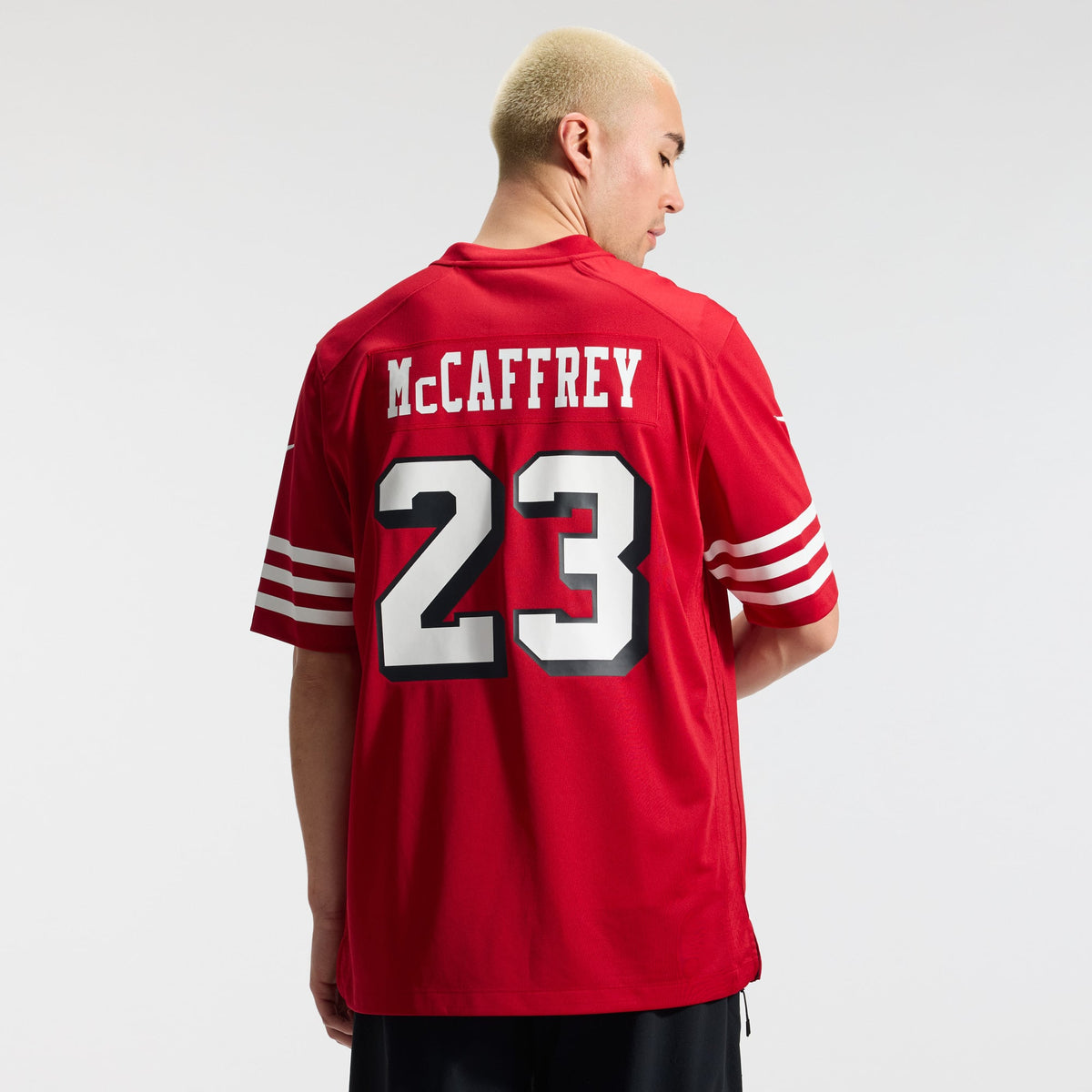 Men's San Francisco 49ers Christian McCaffrey Nike Scarlet Alternate Game Player Jersey