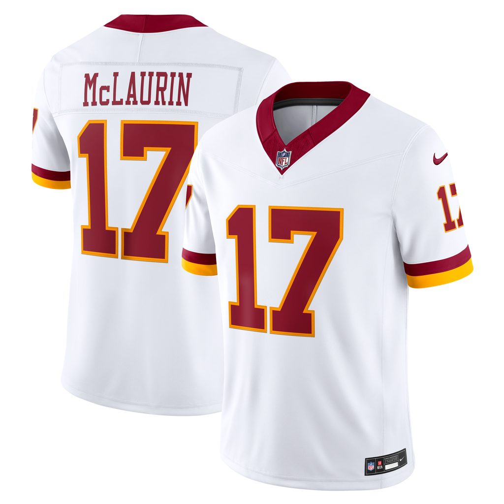 Men's Washington Commanders Terry McLaurin Nike White Vapor F.U.S.E. Stitched Limited Jersey