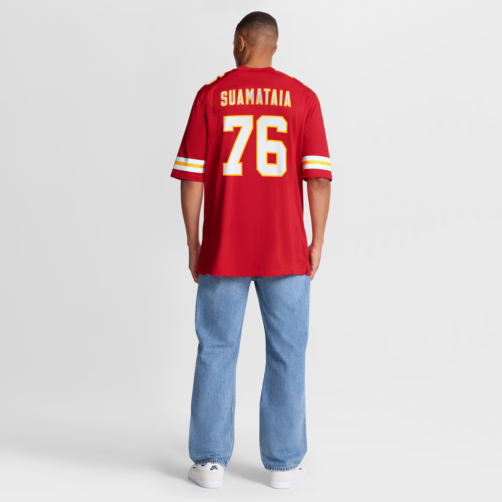 Men's Kansas City Chiefs Kingsley Suamataia Nike  Red  Game Jersey