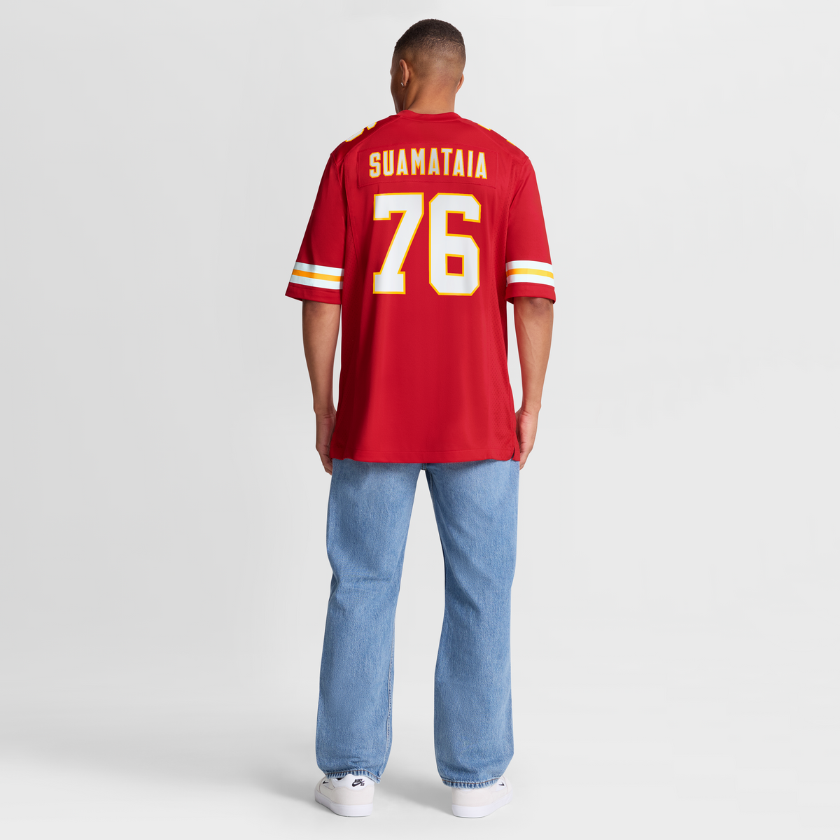 Men's Kansas City Chiefs Kingsley Suamataia Nike  Red  Game Jersey