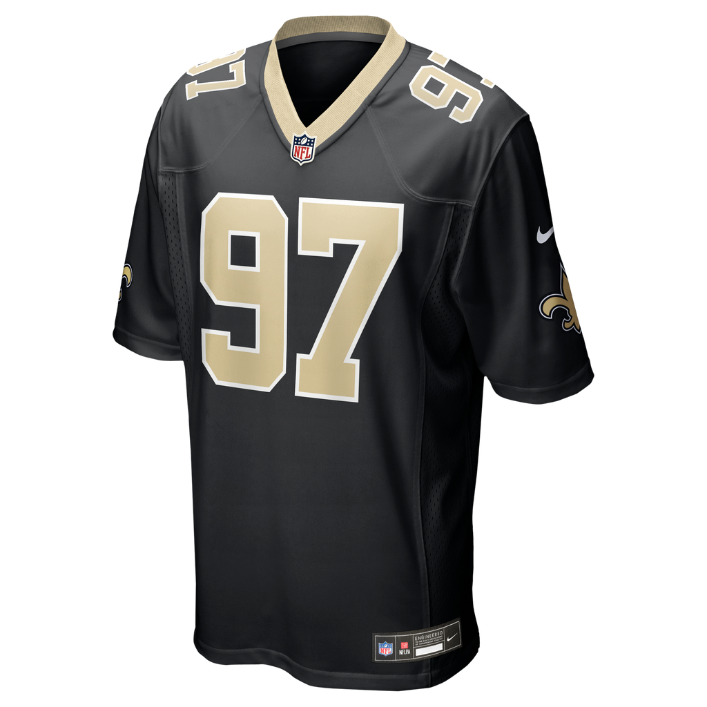 Men's New Orleans Saints Khristian Boyd Nike  Black  Game Jersey