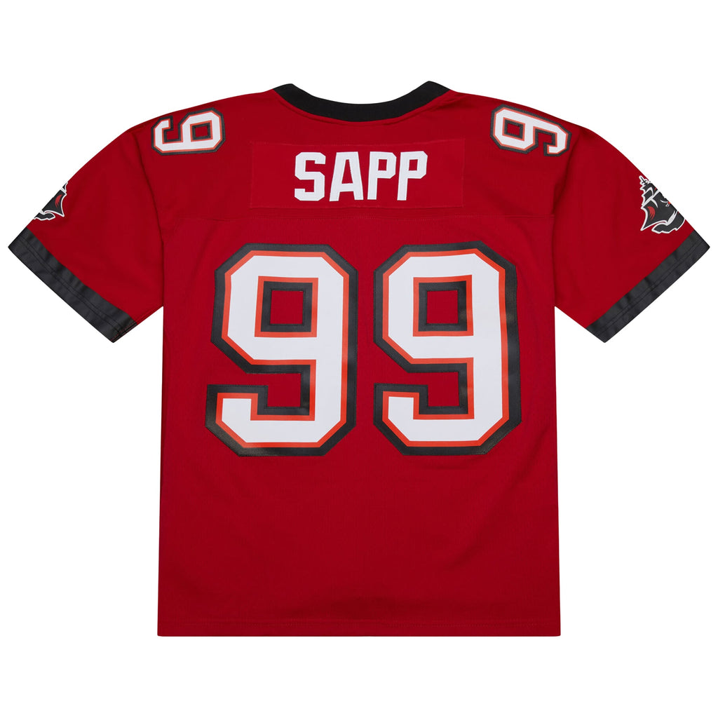 Men's Tampa Bay Buccaneers Warren Sapp Mitchell & Ness Orange 1995 Legacy Replica Jersey
