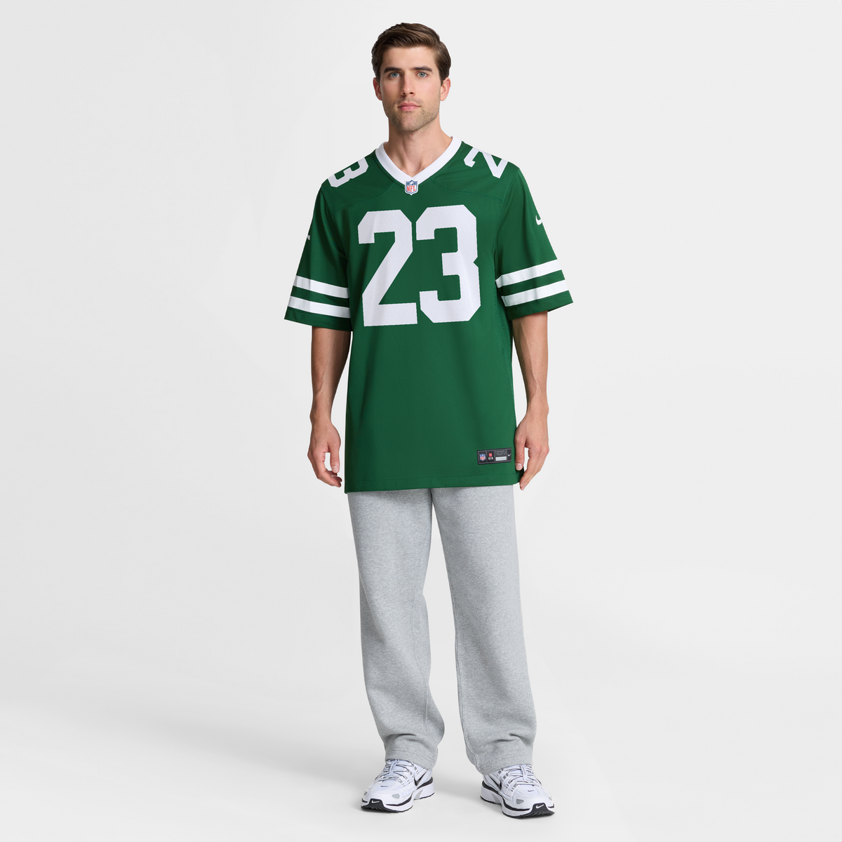 Men's New York Jets Azareye'h Thomas Nike Legacy Green Team Game Jersey