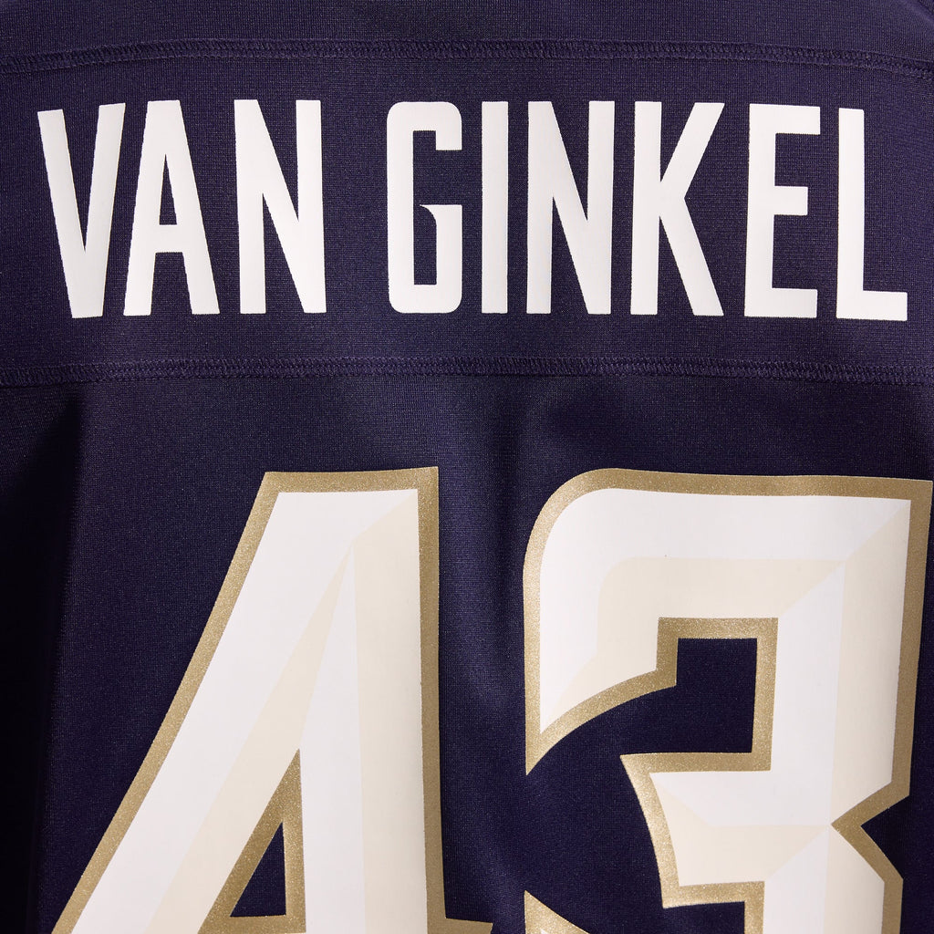 Men's Minnesota Vikings Andrew Van Ginkel Nike Purple 2026 Rivalries Collection Game Jersey