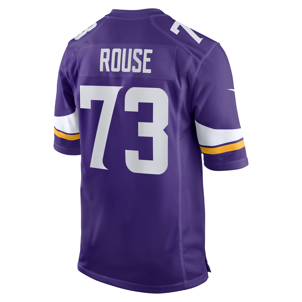 Men's Minnesota Vikings Walter Rouse Nike  Purple Team Game Jersey