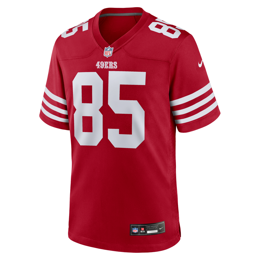 Men's San Francisco 49ers George Kittle Nike Scarlet Team Game Jersey