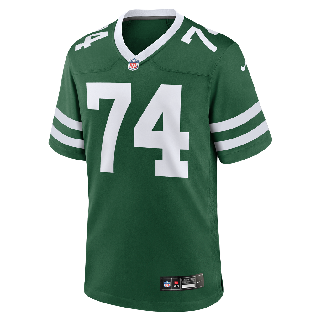 Men's New York Jets Olu Fashanu Nike Gotham Green  Player Game Jersey