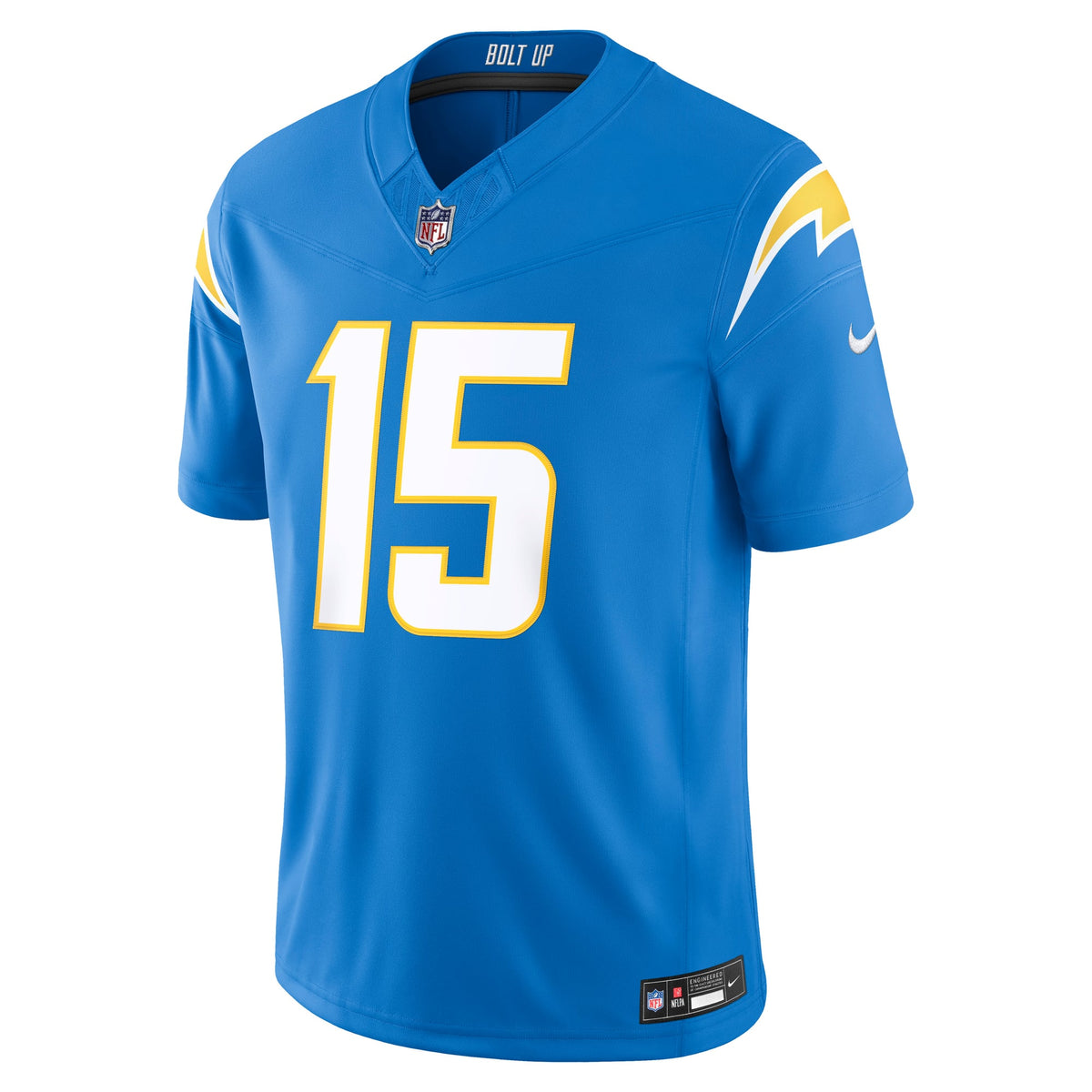 Men's Los Angeles Chargers Ladd McConkey Nike Navy Alternate Super Chargers Vapor F.U.S.E. Stitched Limited Jersey
