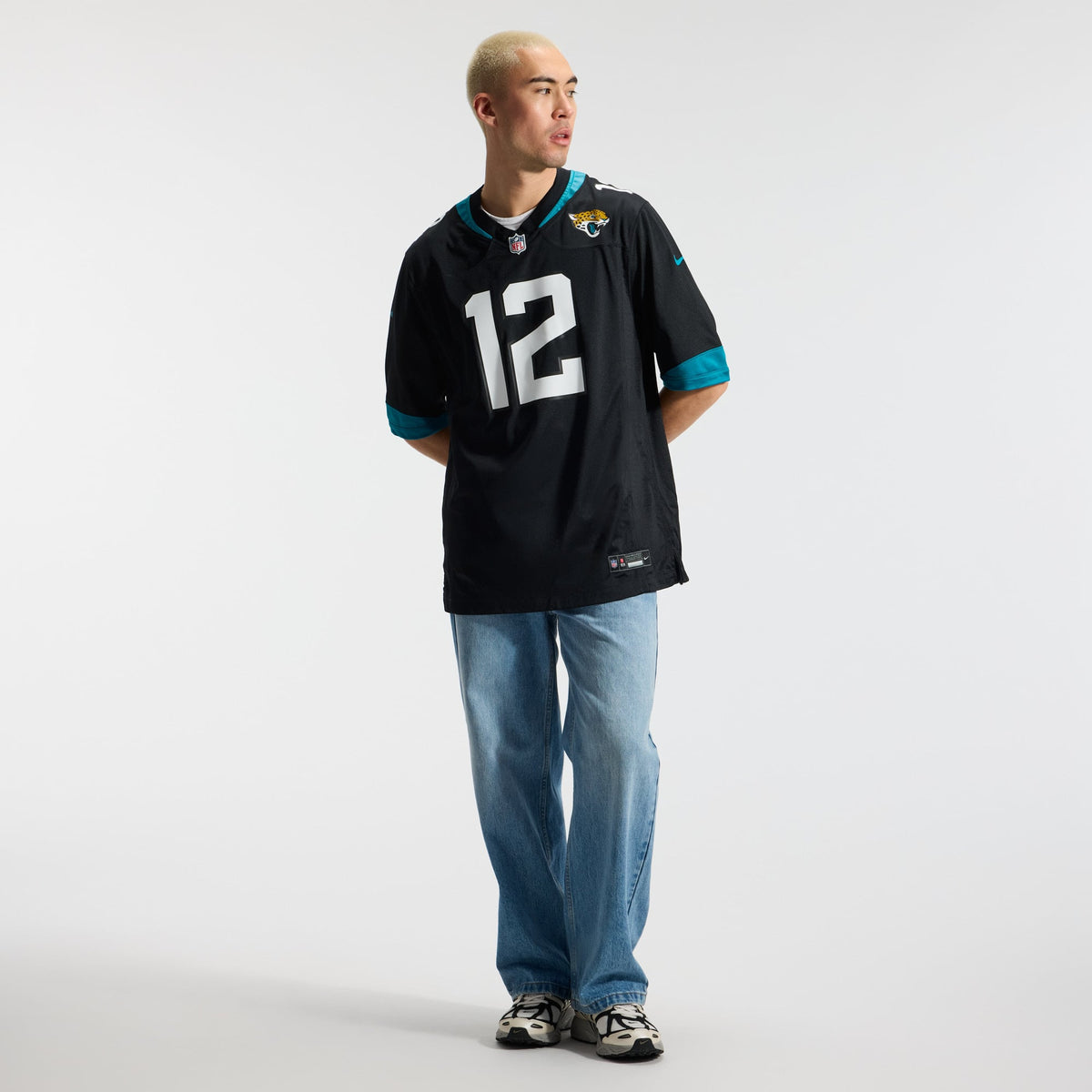 Men's Jacksonville Jaguars Travis Hunter Nike Teal Team Game Jersey