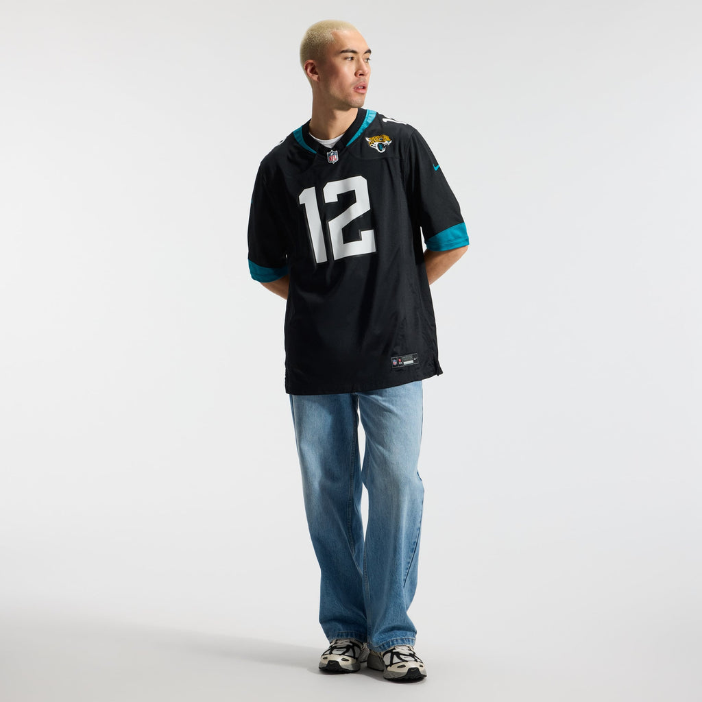 Men's Jacksonville Jaguars Travis Hunter Nike Black Alternate Game Jersey