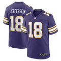 Men's Minnesota Vikings Justin Jefferson Nike Purple Classic Player Game Jersey